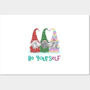 Be Yours-Elf Three Christmas Gnomes Posters and Art